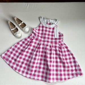 Janie & Jack size 2T pink gingham dress